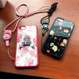 現貨？奧地利玫瑰花園 紅色碎花 iPhone 7/7plus 手機殼亮面 iPhone手機殼 軟殼 小清新