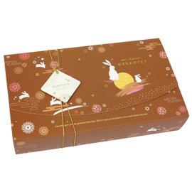 【1768購物網】T01禮盒-月映小兔 (10入裝) (3-691010) 禮品盒 包裝盒 包裝用品 兩包特價