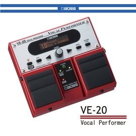 【非凡樂器】BOSS VE-20人聲效果器/公司貨保固