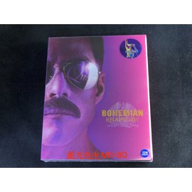 [4K-UHD藍光BD] - 波希米亞狂想曲 Bohemian Rhapsody UHD + BD 雙碟閃卡鐵盒B版 - [ 限量1500 ]