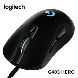 Logitech 羅技 G403 HERO RGB 遊戲滑鼠 (全新HERO 16K 感應器)