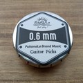 亞洲樂器 Pukanala Acoustic Guitar picks / 日出木吉他專用彈片： 使用美國杜邦Delrin 材質製成、(20片裝、贈精緻鐵製收納盒)、0.6 mm