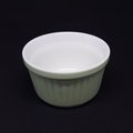 彩瓷布丁蛋糕烤模(粉綠色-170ml)/陶瓷器皿/烘焙用品