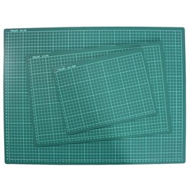 A1切割墊 2開切割板 信億(有格 深綠色)/一件12片入(定560) 桌墊切割板 切割墊板 90cm x 60cm MIT製-信-徠