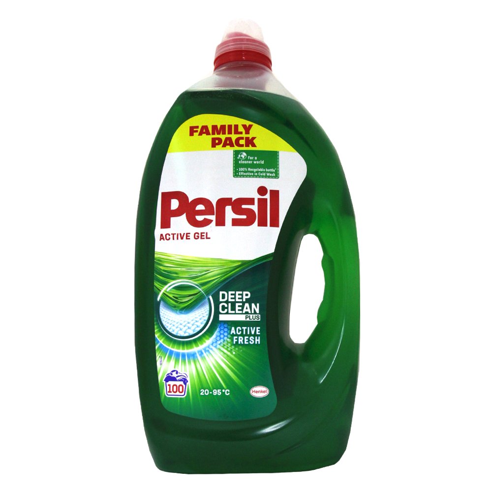 【易油網】PERSIL 強力洗淨 (綠色)高效能洗衣精 5L #23047