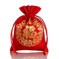 【Q禮品】A4268 紅色福字束口袋 婚禮小物 抽繩喜糖袋 首飾禮物包 婚禮糖果禮品包裝袋 過年節慶裝飾 贈品禮品