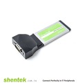 《Shentek》 33003 Serial RS232 1 Port 34mm ExpressCard High Speed 921.6K Oxford chipset