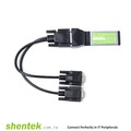 《Shentek》 33008 Serial RS232 2 Port 34mm ExpressCard High Speed 921.6K Oxford chipset