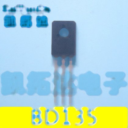 拆機 直插功率三極管 BD135 NPN 1.5A/45V TO-126電晶體 141-04174