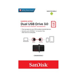 SANDISK 16GB Ultra OTG USB 3.0 雙用隨身碟 (SD-OTG-16G)
