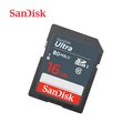 SANDISK 16G Ultra SD Class10 UHS-I (SD-SDU-NS-16G) 讀取速度 80MB /s 記憶卡
