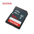 SANDISK 64G Ultra SD Class10 UHS-I (SD-SDU-NR-64G)讀取速度 100MB /s 記憶卡