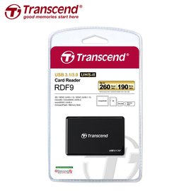 Transcend 創見 RDF9 USB 3.1/3.0 UHS-II 多合一 讀卡機 讀寫速度260MB(TS-RDF9K)