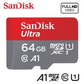 SANDISK 64G ULTRA A1 MICROSD UHS-I記憶卡 (SD-SQUAB-64G) 傳輸最高140MB 手機擴充