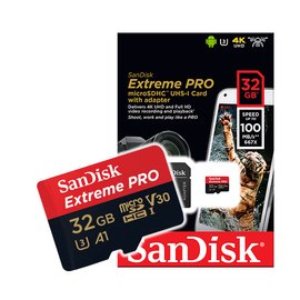 SANDISK 32G Extreme PRO A1 V30 microSD U3 UHS-I (SD-95M-A1-32G) 傳輸高達100M
