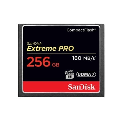 SanDisk 256G Extreme Pro 160M CF記憶卡 (SD-CF160M-256G) 專業攝影師和錄影師 高速記憶卡