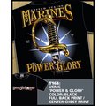 《美國7.62軍事彩繪T恤》海軍陸戰隊系列 -USMC 'POWER &amp; GLORY'