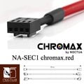 Noctua NA-SEC1 chromax.red 30公分4Pin PWM風扇電源延長線(紅-4枚裝)