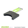 【Shentek】 33005 PCMCIA 16 Bit CardBus 32 Bit 轉 34mm ExpressCard 轉換器 / 適配器 / 轉接器 筆記型電腦