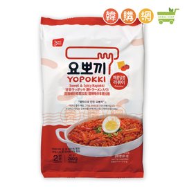 韓國Yopokki 甜辣味辣炒年糕拉麵(兩人份)260g【韓購網】