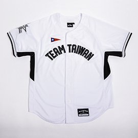 Team Taiwan 棒球衣 / 白
