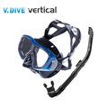 V.DIVE|台灣|威帶夫潛水、浮潛套裝組/面鏡呼吸管套組 TC103B 冰藍