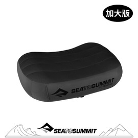 【Sea to Summit 澳洲 50D 充氣枕 加大版《灰》】STSAPILPREM/吹氣枕/靠枕/午睡枕/露營枕/登山