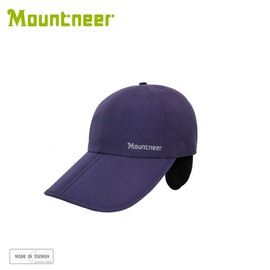 【Mountneer 山林 中性帽眉可折耳罩帽《暗紫》】12H01/棒球帽/耳罩/鴨舌帽/保暖帽/刷毛帽