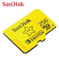 SanDisk 256G microSDXC UHS-I 任天堂Switch專用記憶卡 (SD-SQXAO-256G) 傳輸速率高達 100MB/s