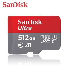 SANDISK Ultra 512GB A1 microSDXC C10 U1 UHS-I (SD-SQUAC-512G)