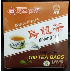 【1768購物網】天仁茗茶-烏龍茶 100入防潮包/盒