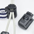 塑料彈簧束繩扣單孔-帶耳杯型CC419-10入裝售