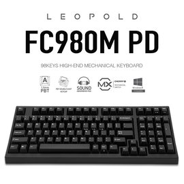 | MOJO | Leopold FC980M PD 黑色外殼 2019 PBT二射成型字體正刻英文 茶/青/紅