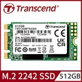 【Transcend 創見】512GB MTS430S M.2 2242 SATA Ⅲ SSD固態硬碟