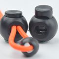 塑料彈簧束繩扣單孔-圓球形CC463-5入裝售