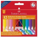 輝柏Faber-Castell 122540 握得住可擦拭大三角粗芯蠟筆12色