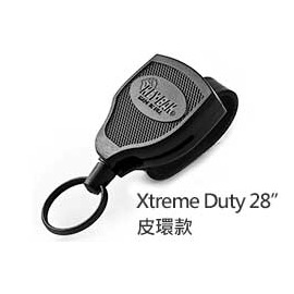 美國 Key-Bak Super48 Xtreme Duty 極度負重 28 〞 伸縮鑰匙圈 (皮環款) -#KEYBAK OS48-613