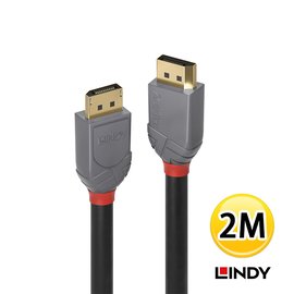 LINDY 林帝 36482 DisplayPort 1.4版 公 to 公 傳輸線 2M