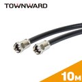 【TOWNWARD 大城科技】CF-6010 RG-6同軸電纜線附接頭(10M)