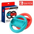 任天堂 Switch 賽車遊戲方向盤套件 2入組 JT-03(可選 黑+黑/盒 或 紅+藍/盒)
