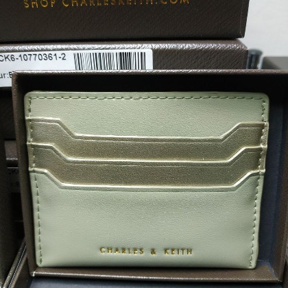 【魅惑堤緹 🚀】全球直購 正品保證**小CK 混色票卡夾（灰綠色）錢包 CK6-50680739-2 皮夾 皮包