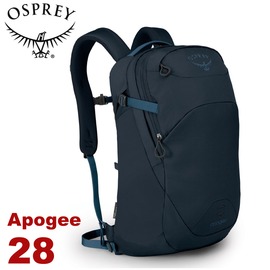 【OSPREY 美國 男款 Apogee 28 後背包《海妖藍》28L】攻頂包/電腦包/筆電包/健行/雙肩背包/通勤背包