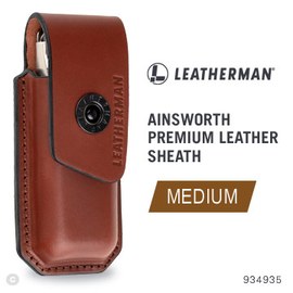 LEATHERMAN Ainsworth Premium Leather Sheath 棕色皮套(中) -#LE 934935