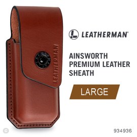 LEATHERMAN Ainsworth Premium Leather Sheath 棕色皮套(大) -#LE 934936