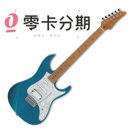 ☆唐尼樂器︵☆歡迎零卡分期 Ibanez 日廠 AZ2204F-TAB 透明水藍色 AZ 系列 電吉他