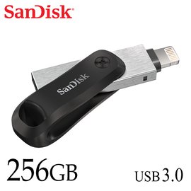 SANDISK iXpand Go 256G 儲存裝置 旋轉隨身碟 iPhone / iPad 適用 (SD-IXP-60N-256G) 儲存裝置 OTG