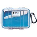 美國 PELICAN 1020 Micro Case 微型防水氣密箱-透明(藍) 公司貨