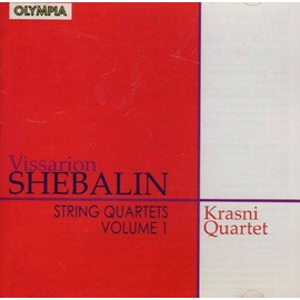 OLYMPIA OCD6 舍巴林弦樂四重奏 Vissarion Shebalin String Quartet No1 OP2 No2 Op19 No3 Op28 (1CD)