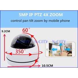 (N-CITY)5.0 Megapixels 4x zoom 2.8-12mm(Sony IMX335)IP Camera+poe(IP666)