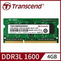 Transcend 創見 4GB TSRam DDR3L 1600 筆記型記憶體-低電壓1.35V (TS512MSK64W6H)